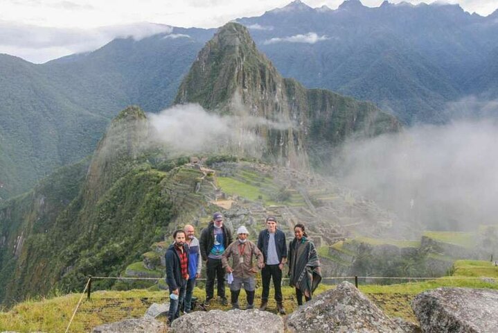 Morning mist over Machu Picchu and Huayna Picchu