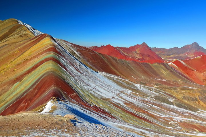 The mineral stripes of Rainbow Mountain